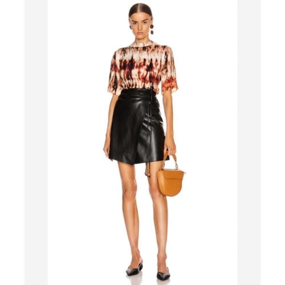 Nanushka Kaden Abstract-Print Top